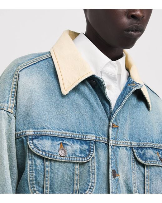 The Row Jorelle Denim Jacket in Blue | Lyst UK
