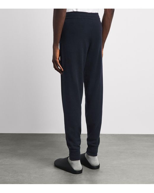 N.Peal Cashmere Blue Organic Cashmere Ladbroke Sweatpants for men