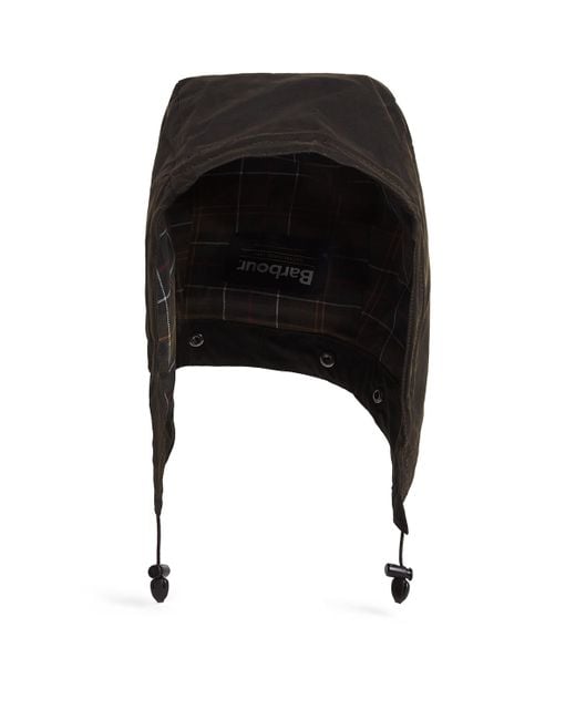 Barbour Black Classic Sylkoil Hood for men