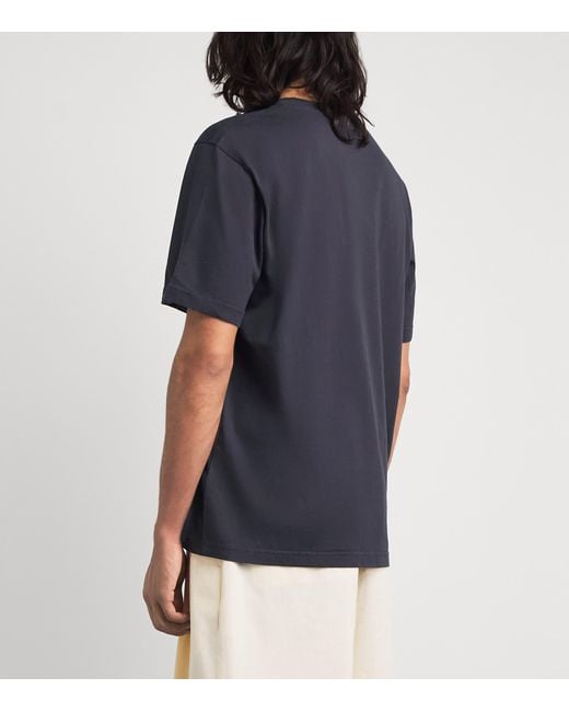 NN07 Blue Pima Cotton Adam T-Shirt for men