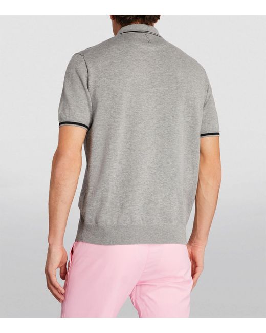 RLX Ralph Lauren Gray Coolmax Polo Shirt for men