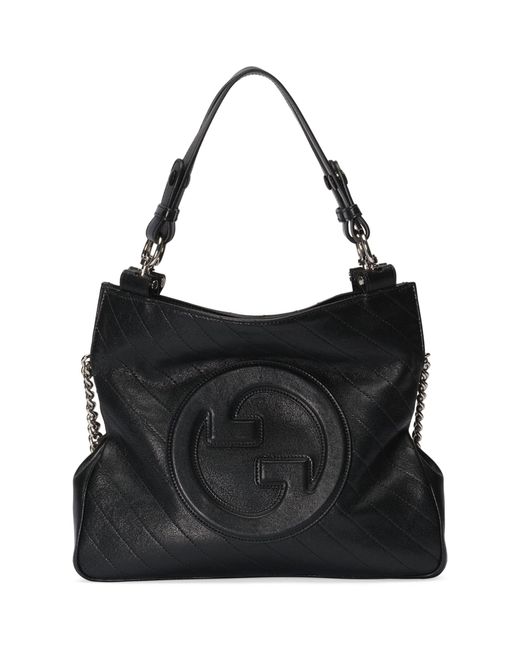 Gucci Black Small Leather Blondie Tote Bag