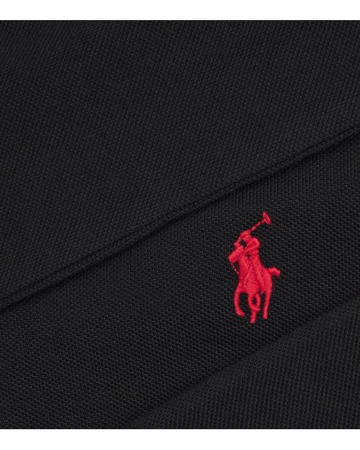 Polo Ralph Lauren Black Polo Pony Long-Sleeved Polo Shirt for men