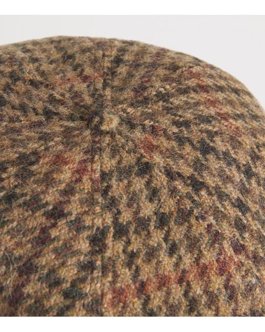 Polo Ralph Lauren Brown Wool-Alpaca Newsboy Cap for men