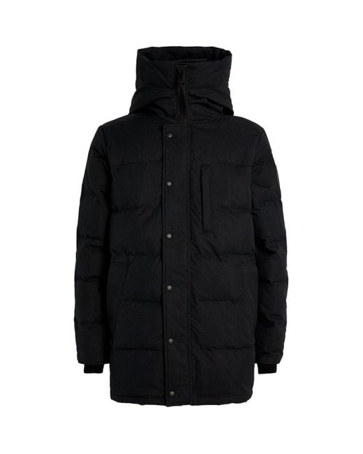 Canada Goose Black Padded Carson Parka Jacket for men
