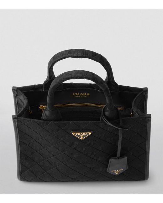 Prada Black Medium Symbole Tote Bag