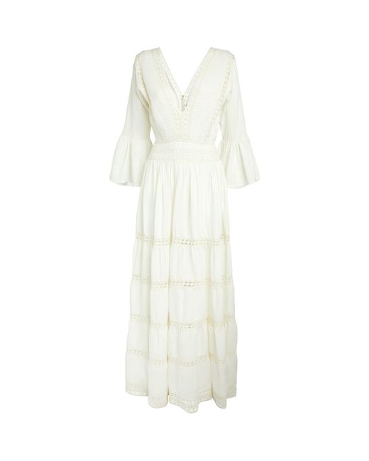 Evarae White Kiro Midi Dress