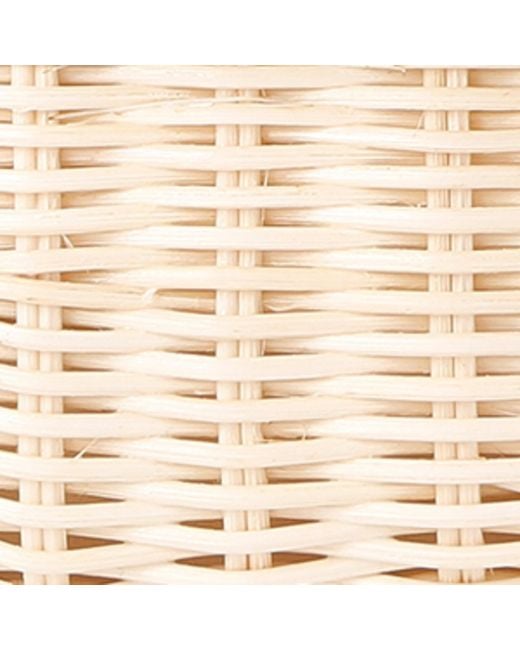 Roger Vivier Metallic Mini Rattan Top-Handle Bag