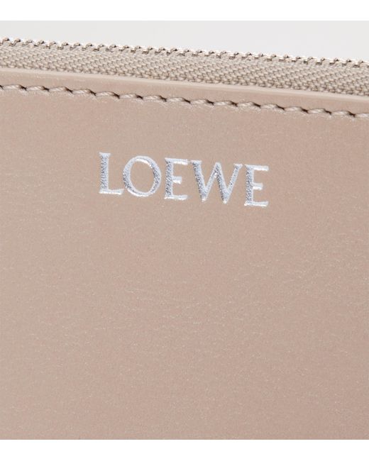 Loewe Brown Leather Knot Card Holder