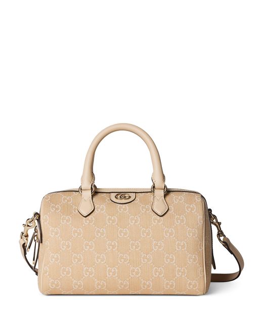 Gucci Natural Small Ophidia Gg Top-handle Bag