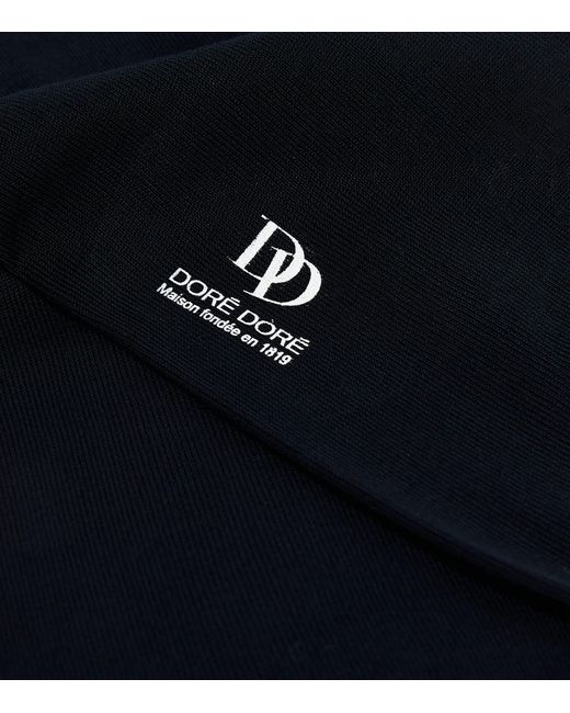 Doré Doré Black Cotton Socks for men