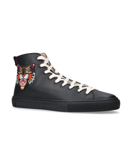 Gucci Black Angry Cat Ufo High-top Sneakers for men