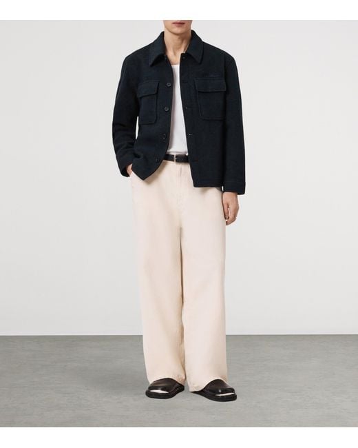 AllSaints Blue Cayson Jacket for men