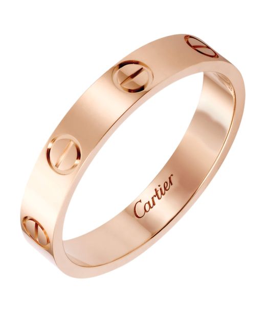 Cartier Pink Rose Love Wedding Band