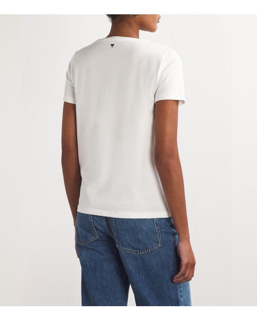 Weekend by Maxmara White Stretch Organic Cotton T-Shirt