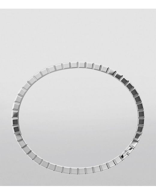 Chopard Metallic And Diamond Ice Cube Bangle