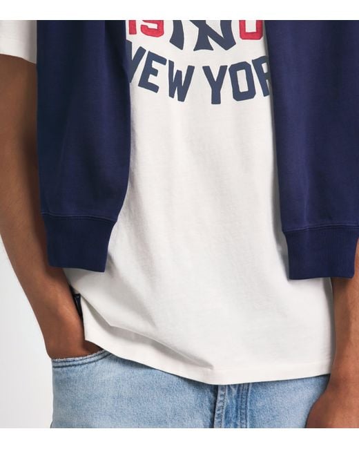Polo Ralph Lauren White X Yankees Cotton T-Shirt for men