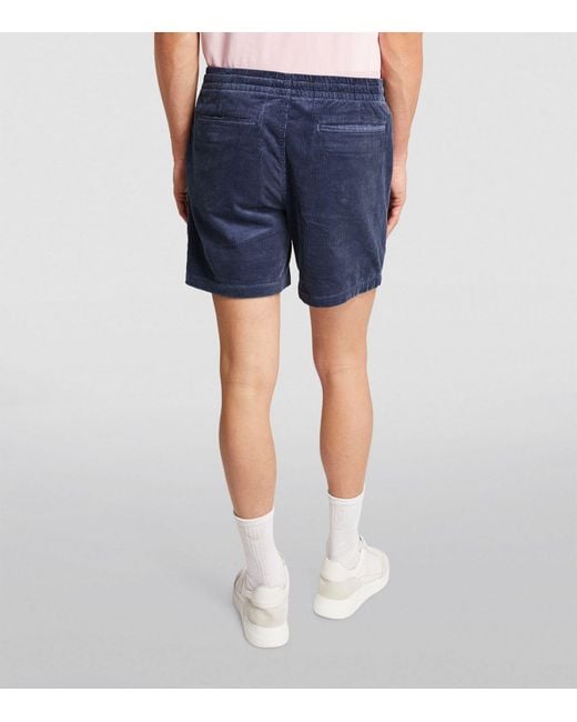 Polo Ralph Lauren Blue Corduroy Prepster Shorts for men