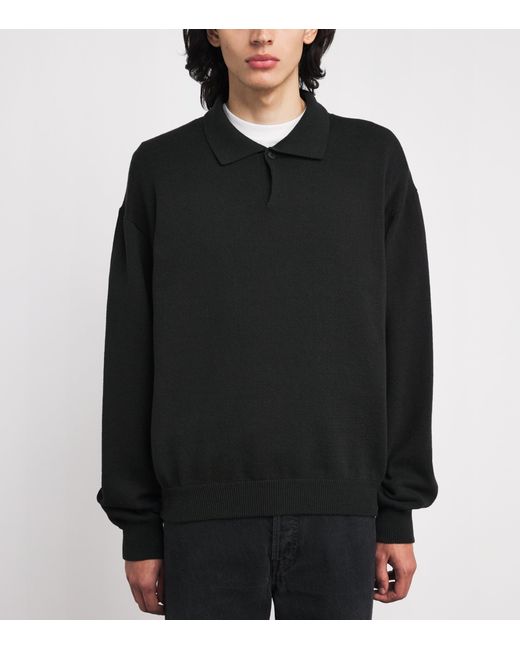 The Row Black Kirin Cotton Sweater for men