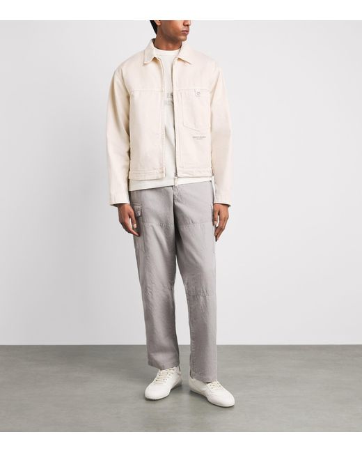 Stone Island Pink Cotton Marina Jacket for men