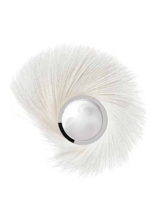 Alaïa White Blade Bangle