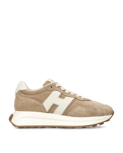 Hogan Natural Suede-Blend H641 Sneakers