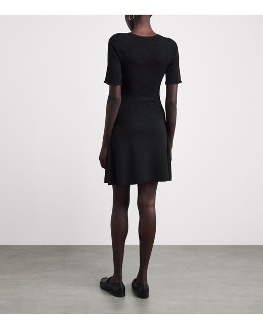 Claudie Pierlot Black Knitted Mini Dress