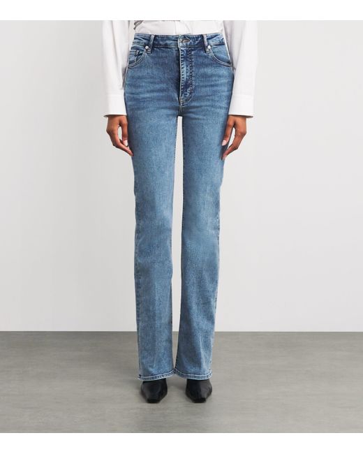 FRAME Blue The Reboot Bootcut Jeans
