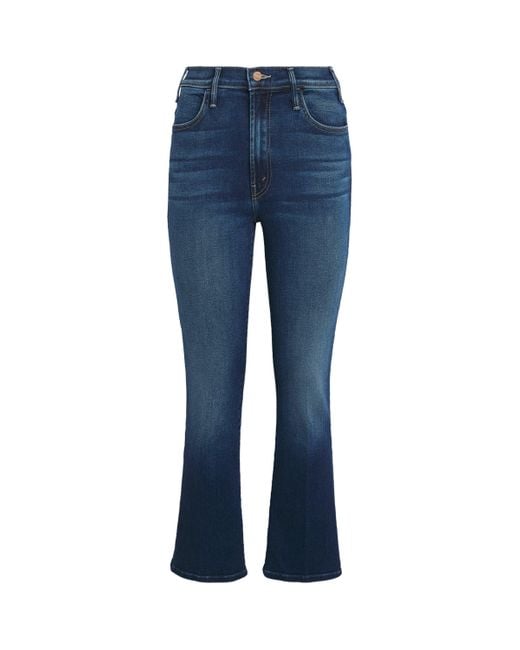 Mother Blue The Hustler Ankle Jeans