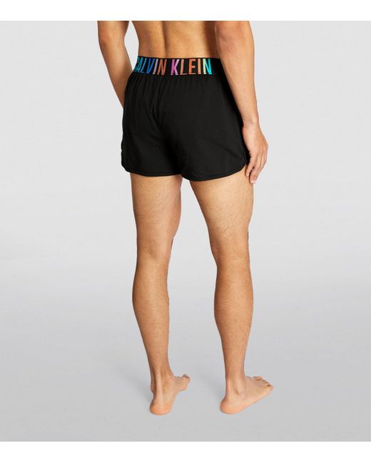 Calvin Klein Black Intense Power Pride Sleep Shorts for men