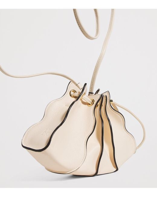 Ulla Johnson Natural Mini Pleated Adria Cross-Body Bag