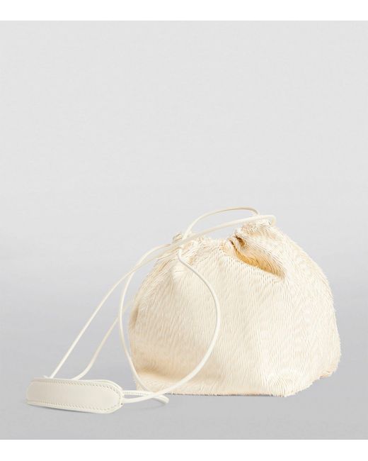 Jil Sander Natural Leather Dumpling Cross-body Bag