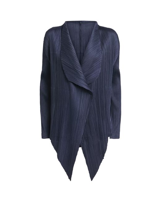 Pleats Please Issey Miyake Blue January Monthly Colours Cardigan
