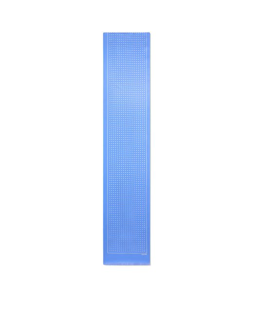 Tom Ford Blue Silk Polka Dot Print Scarf for men