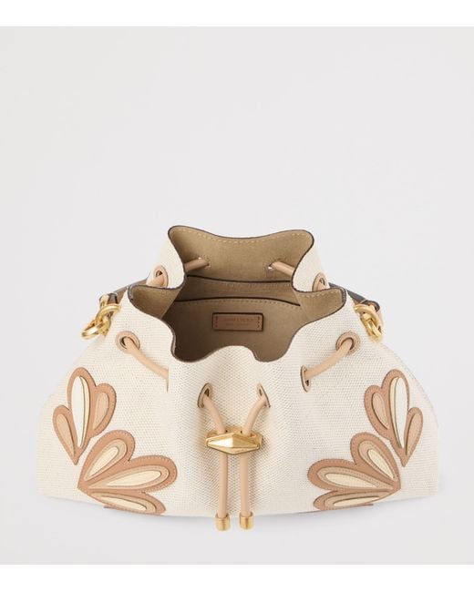 Jimmy Choo Metallic Small Cinch Calfskin Shoulder Bag