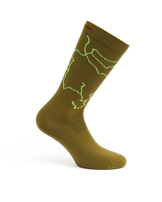 Zegna Green X Norda Patterned Socks for men
