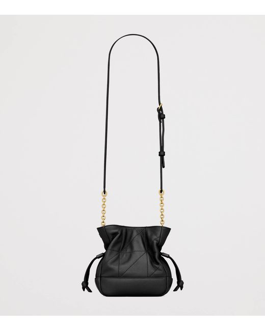 Saint Laurent Black Mini Leather Jamie Shoulder Pouch