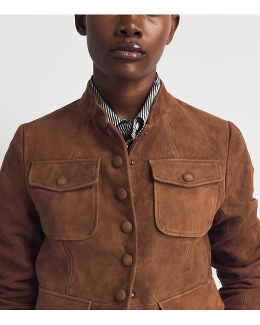 Rag & Bone Brown Suede Mercer Blazer