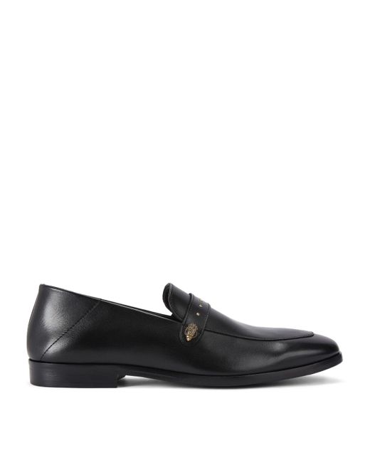 Kurt Geiger Black Leather Fraser Loafers for men