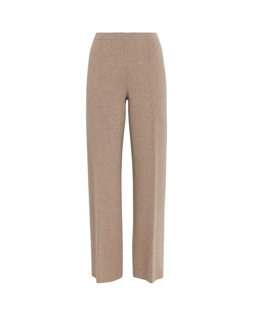 Lafayette 148 New York Natural Cashmere-Blend Trousers