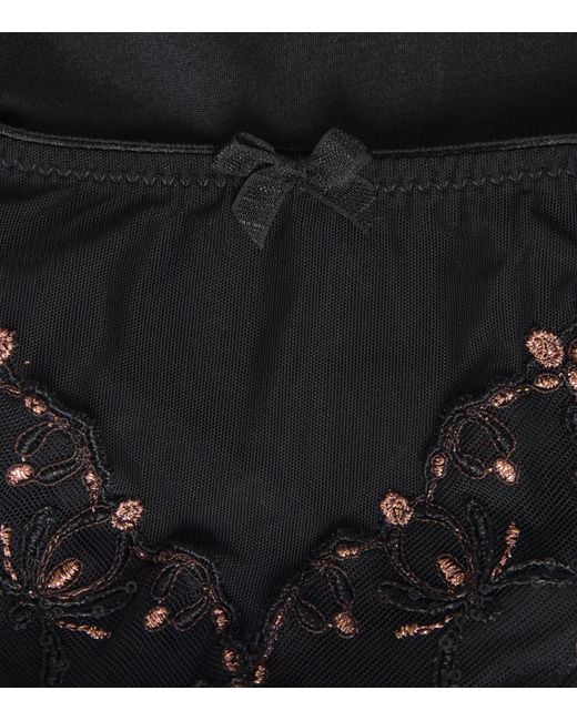 Chantelle Black Champs Elysées Brazilian Briefs