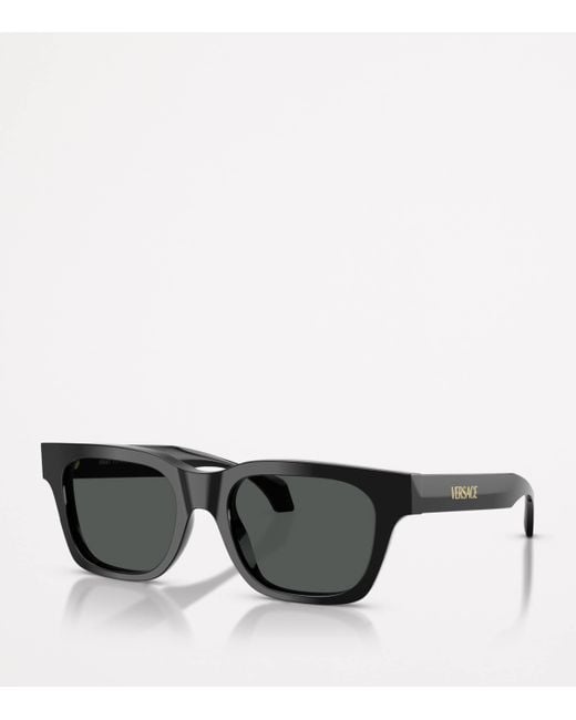 Versace Black Square Sunglasses for men