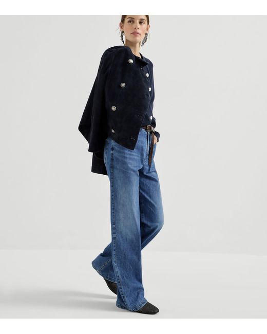 Brunello Cucinelli Blue Contemporary Loose Jeans