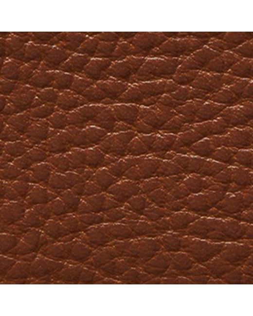 Mulberry Brown Grained Leather Card Holder