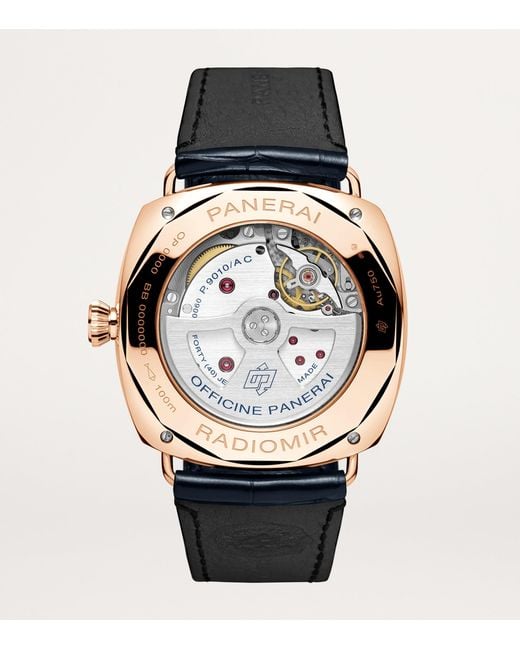 Panerai Blue Rose Radiomir Annual Calendar Watch for men