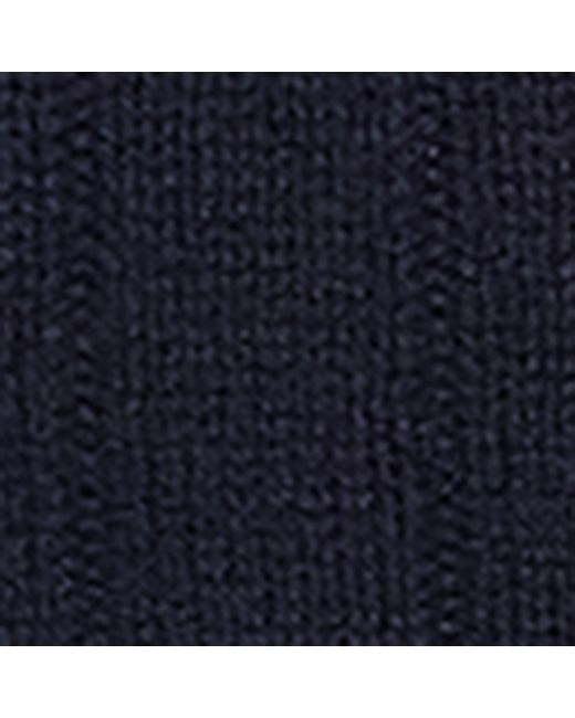 Paul & Shark Blue Ribbed Scarf for men