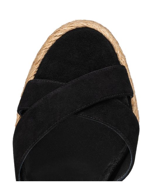 Christian Louboutin Black Calakala Suede Espadrille Sandals 70