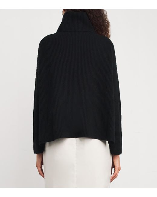 MAX&Co. Black Cashmere Rollneck Sweater