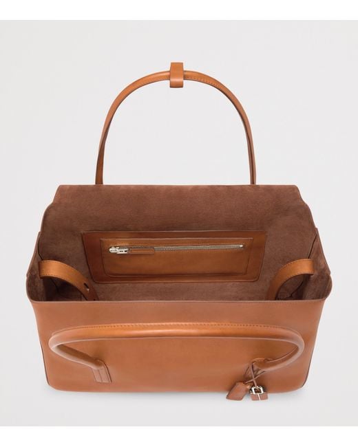 Tom Ford Brown Large Leather Eclipse Shoulder Bag