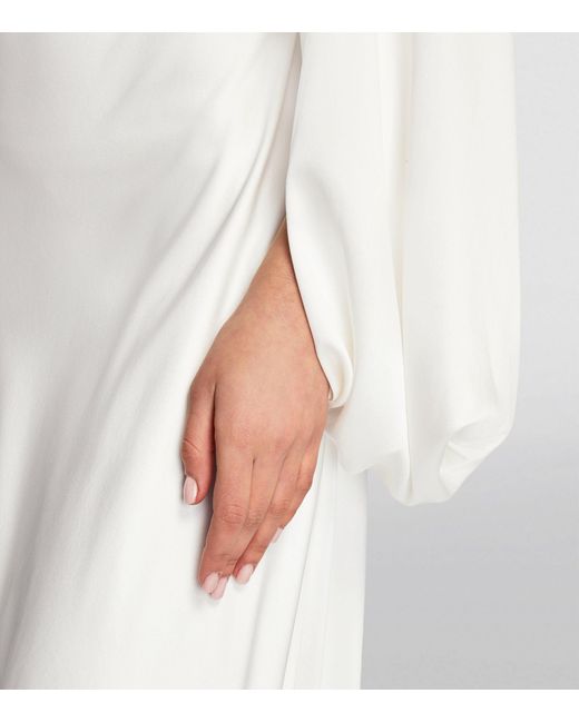 Roksanda White Silk Kami Maxi Dress